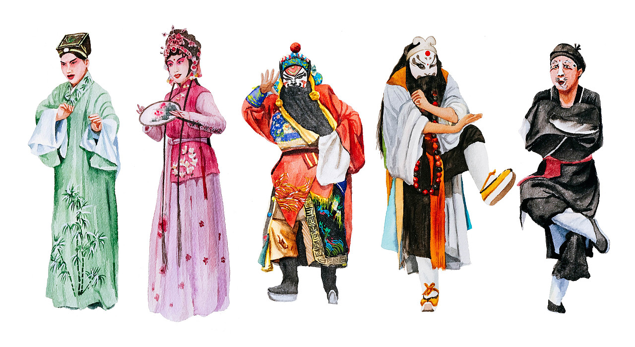 水磨调里的丹青魂 当昆曲遇上水彩